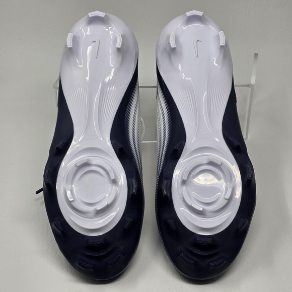 Nike Vapor Speed 3 Men\'s Size 8 White Blue Navy Football Cleats HM8849-103 New main image 8
